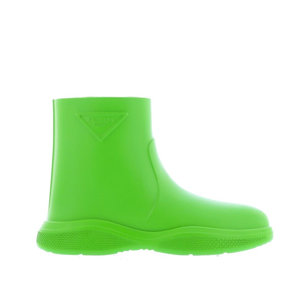 Botines de goma bicolor de Prada