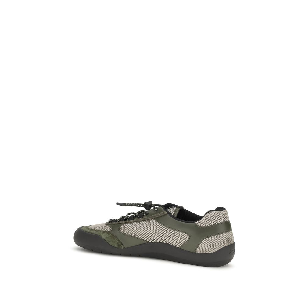 Prada Bicolor Polyester Sportschuhe