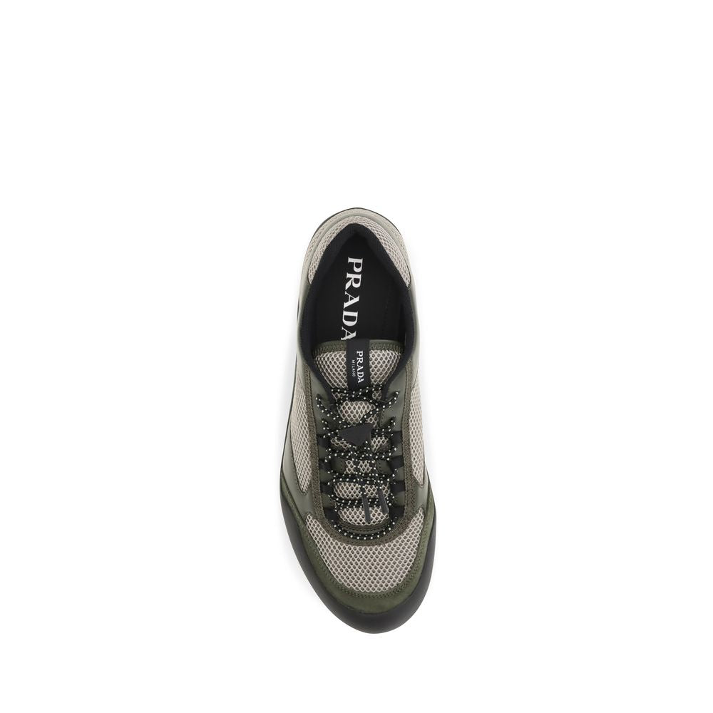 Prada Bicolor Polyester Sportschuhe