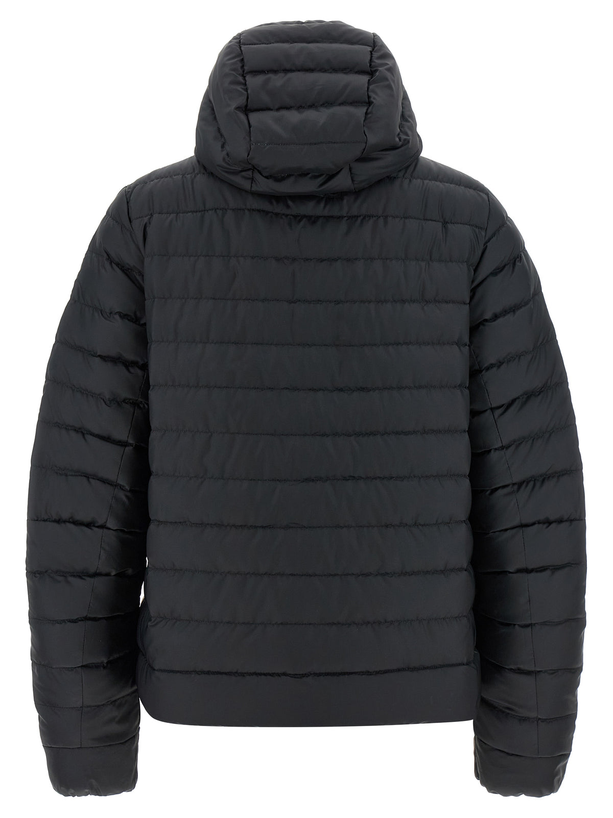 Giacca lunga Canada Goose in poliammide nero