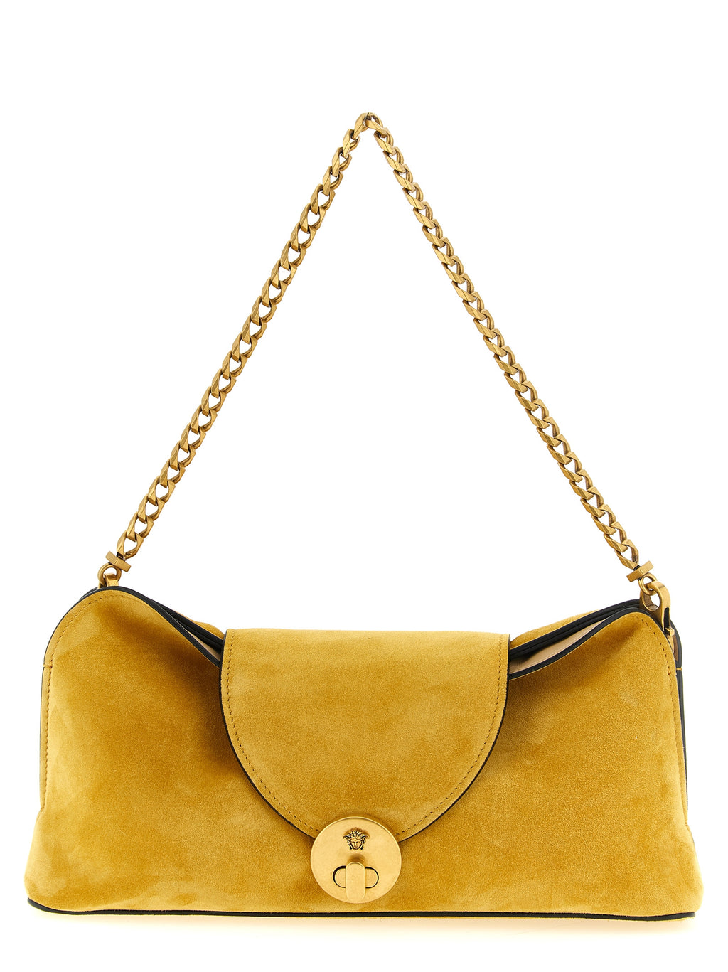 Versace Multicolor Calfskin Clutch Bag