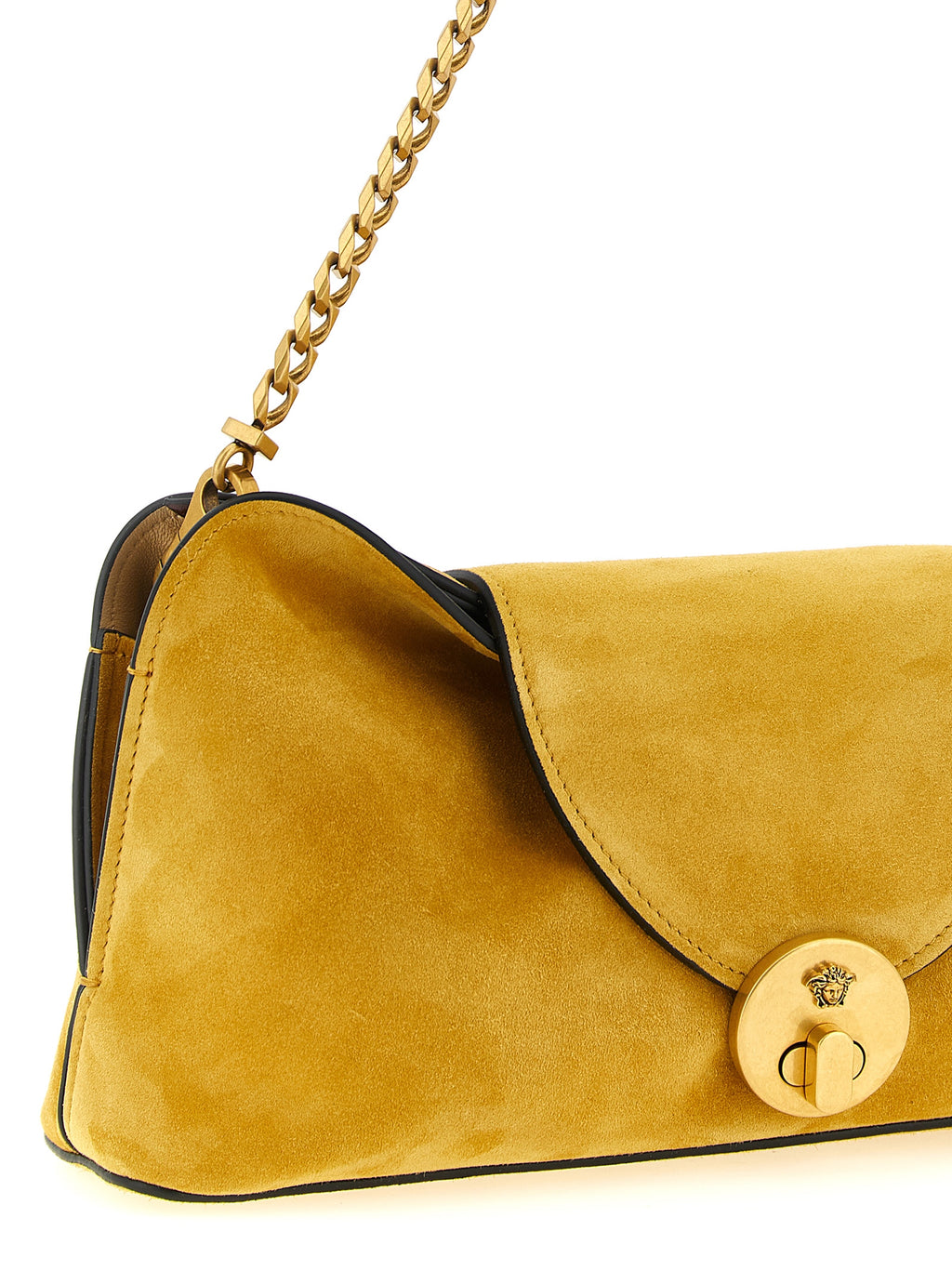 Versace Multicolor Calfskin Clutch Bag
