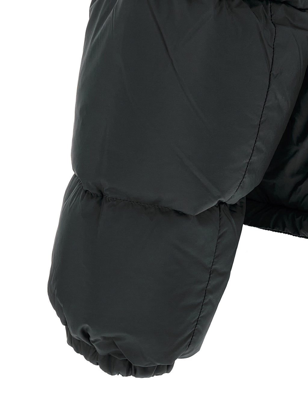 Giacca lunga Canada Goose in poliammide nero