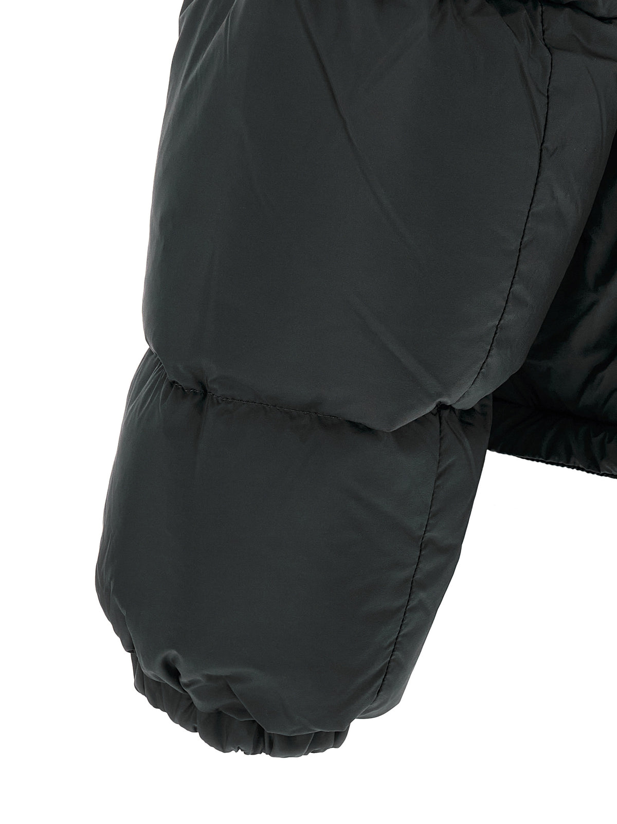 Giacca lunga Canada Goose in poliammide nero