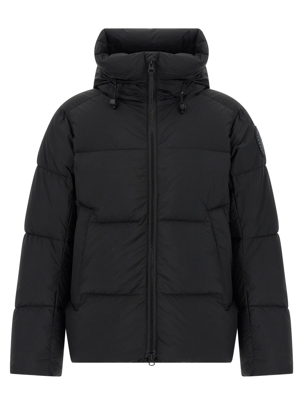 Chaqueta larga de poliamida negra Canada Goose