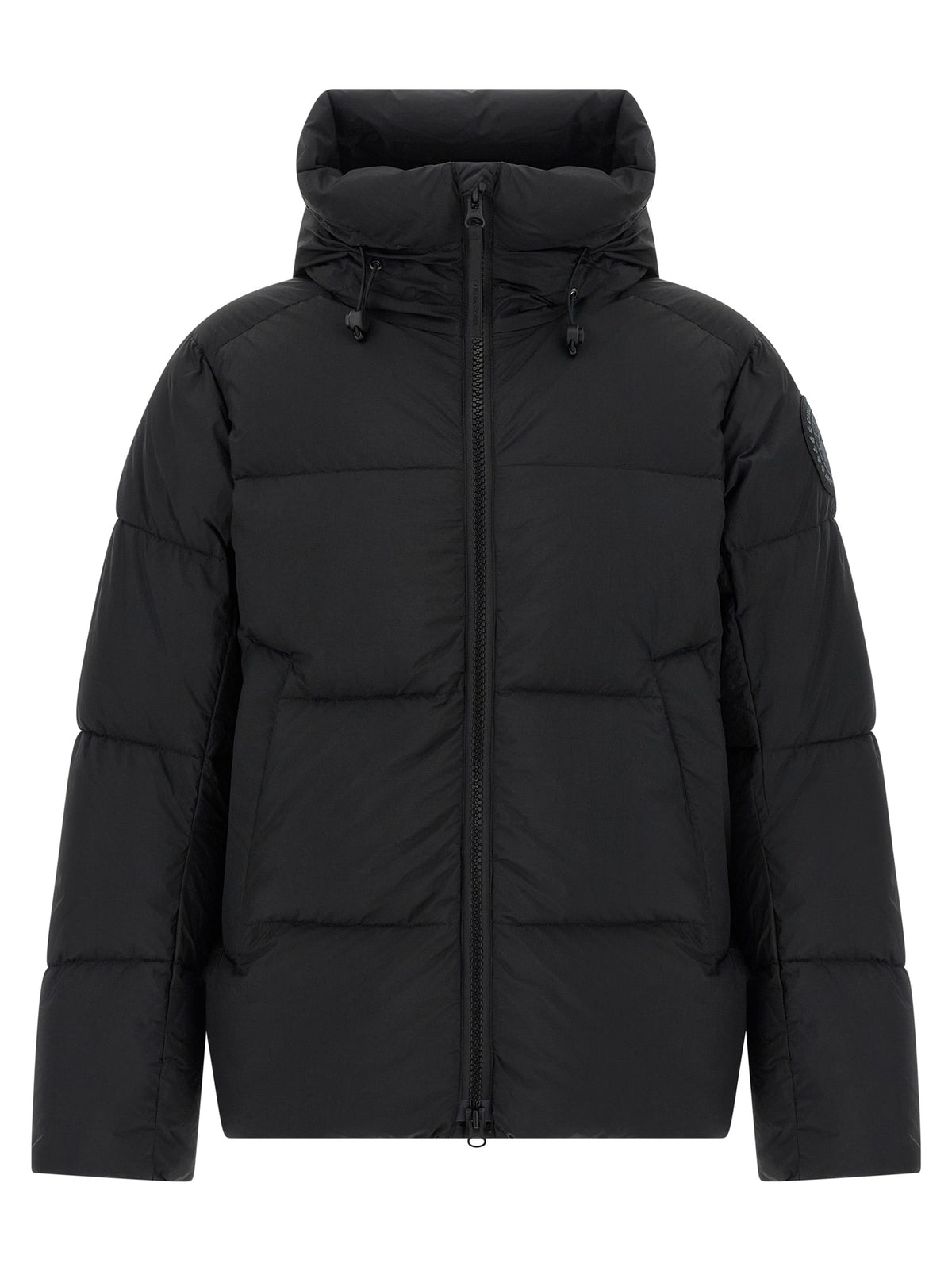 Chaqueta larga de poliamida negra Canada Goose