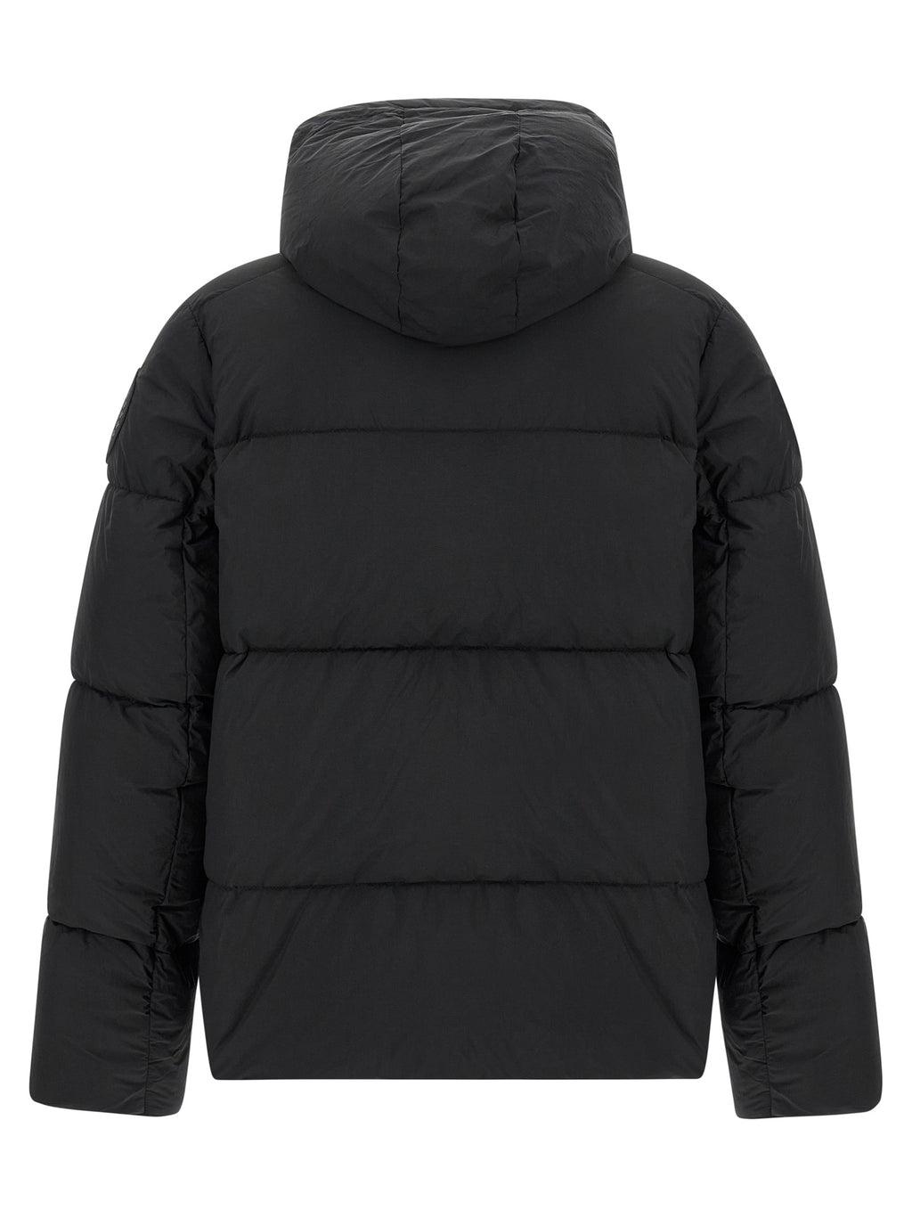 Chaqueta larga de poliamida negra Canada Goose