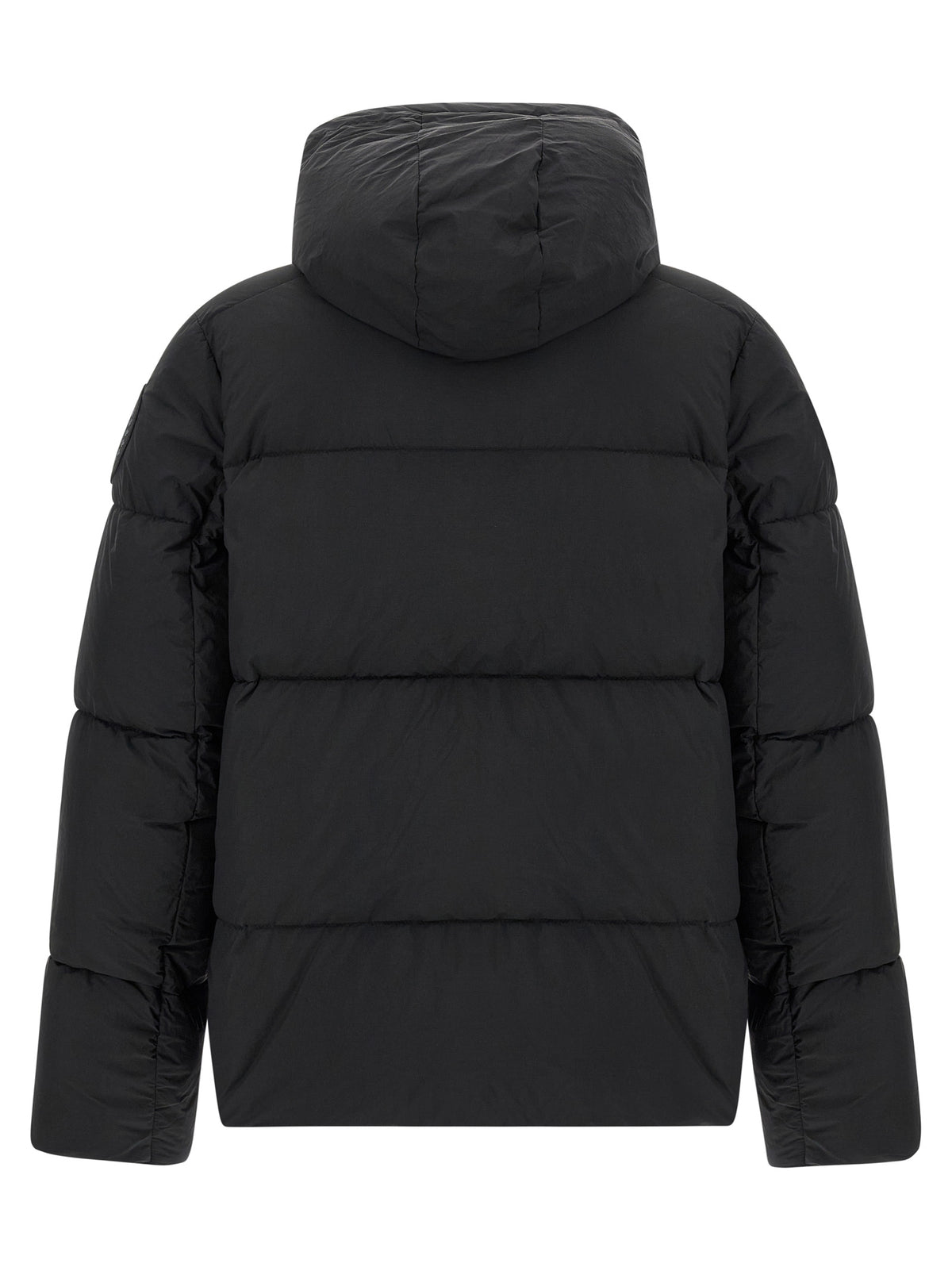 Chaqueta larga de poliamida negra Canada Goose
