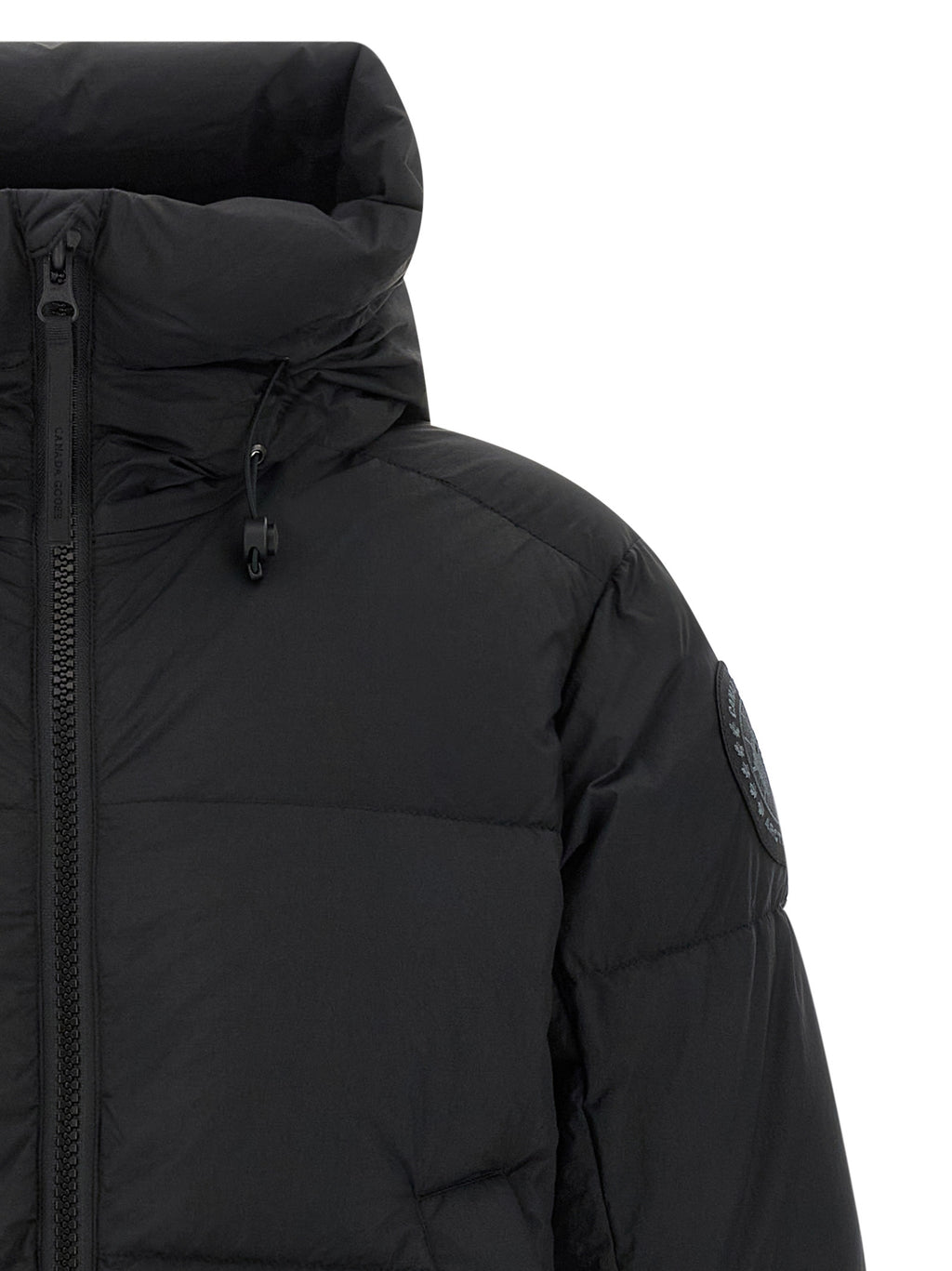 Chaqueta larga de poliamida negra Canada Goose