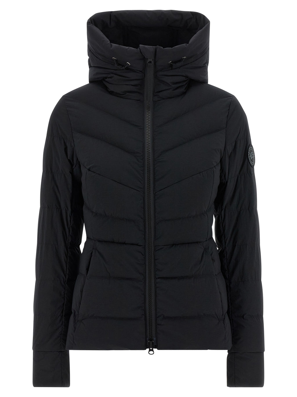 Chaqueta larga de poliamida negra Canada Goose