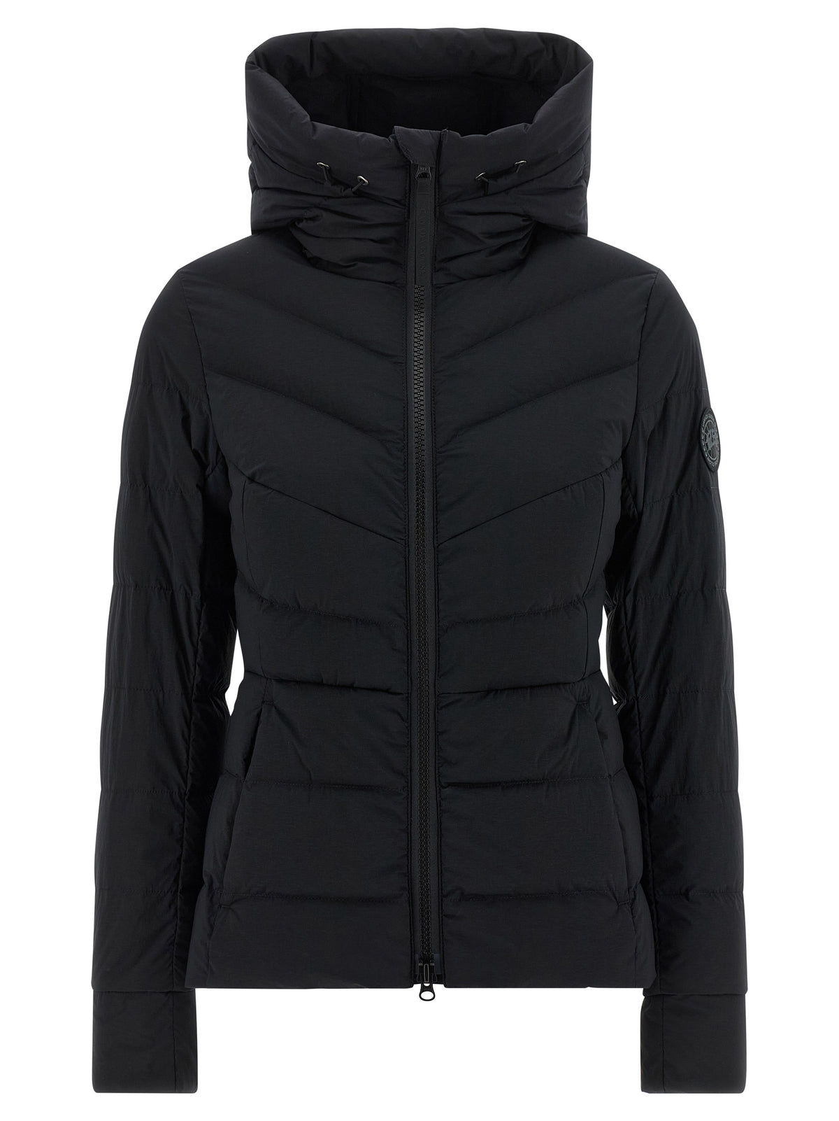 Chaqueta larga de poliamida negra Canada Goose