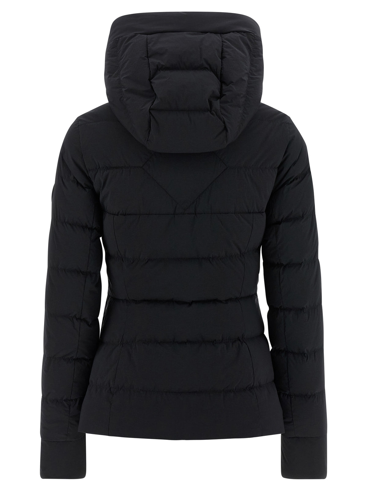 Chaqueta larga de poliamida negra Canada Goose
