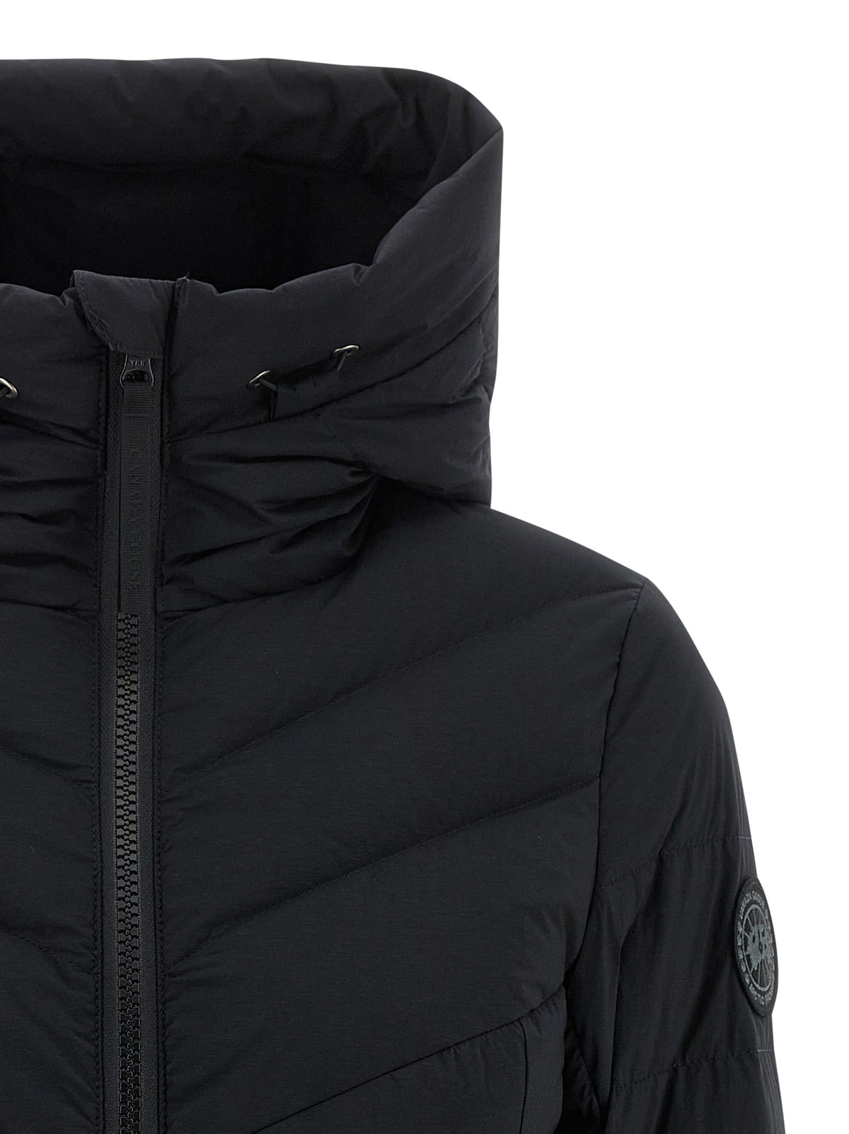 Chaqueta larga de poliamida negra Canada Goose