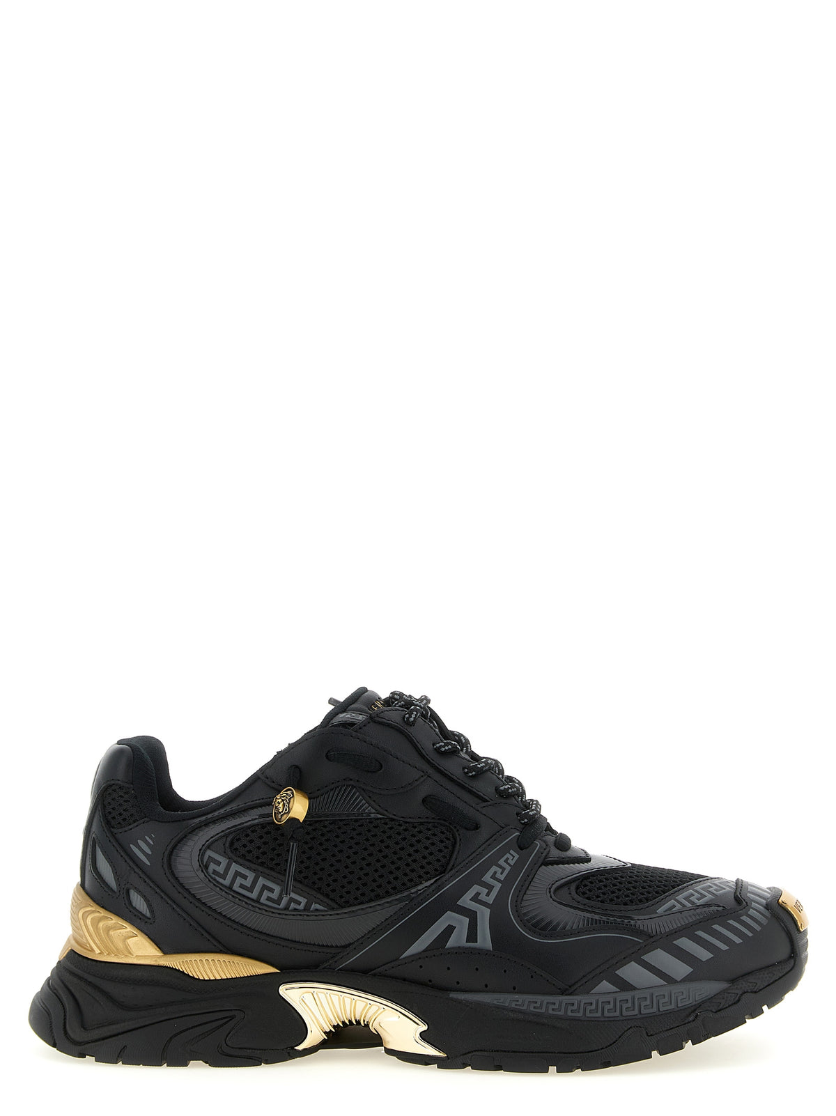 Sneakers sportive Versace in pelle di vitello multicolore