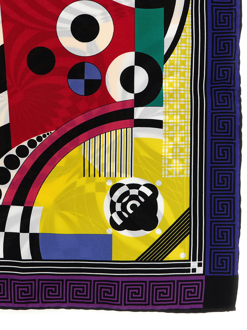 Versace Mehrfarbiger Seidenfoulard
