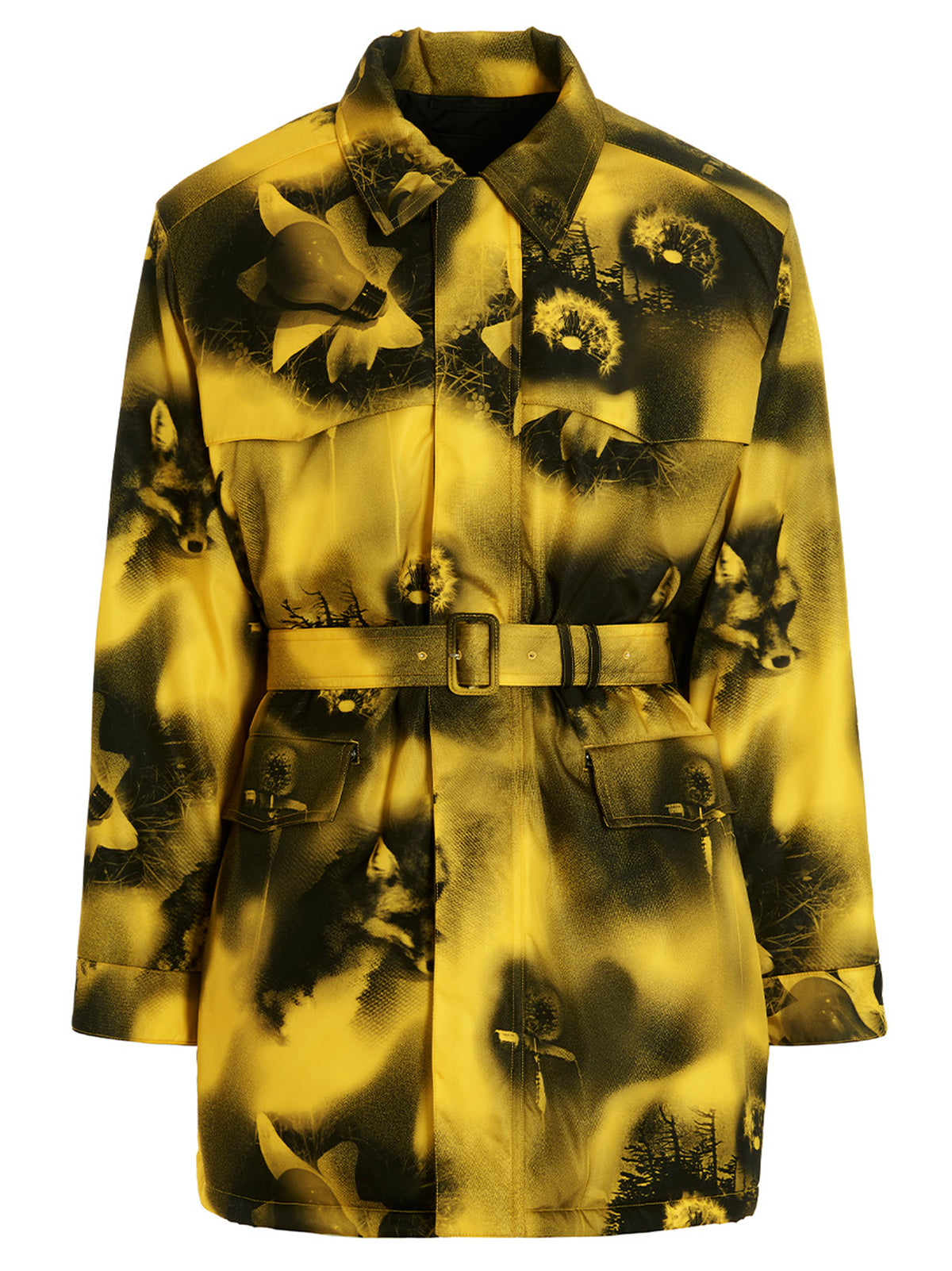 Prada Bicolor Polyamid-Parka