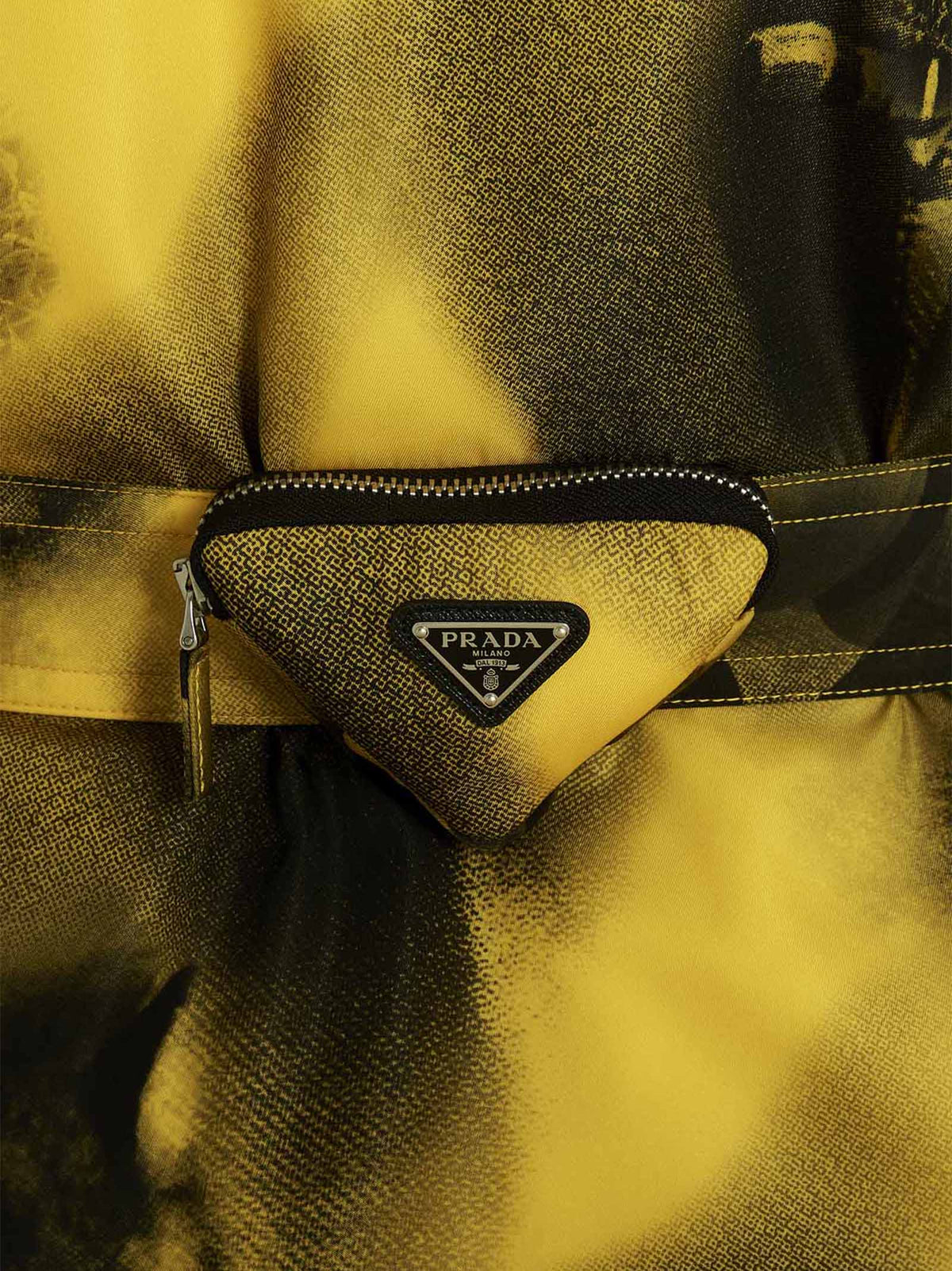 Prada Bicolor Polyamid-Parka