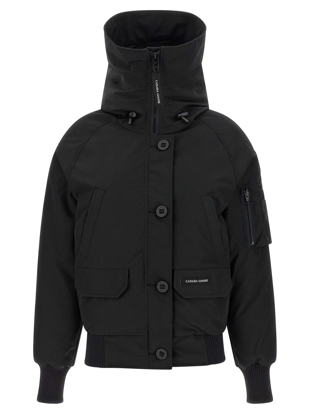 Canada Goose Bomber aus schwarzem Polyester