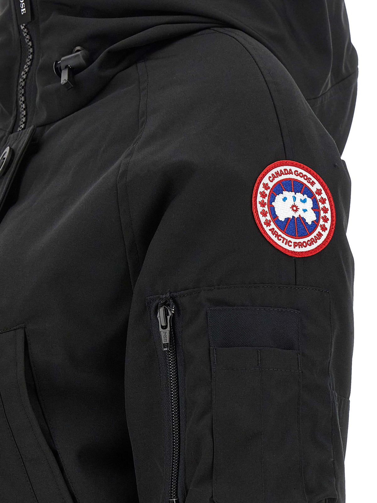 Canada Goose Bomber aus schwarzem Polyester