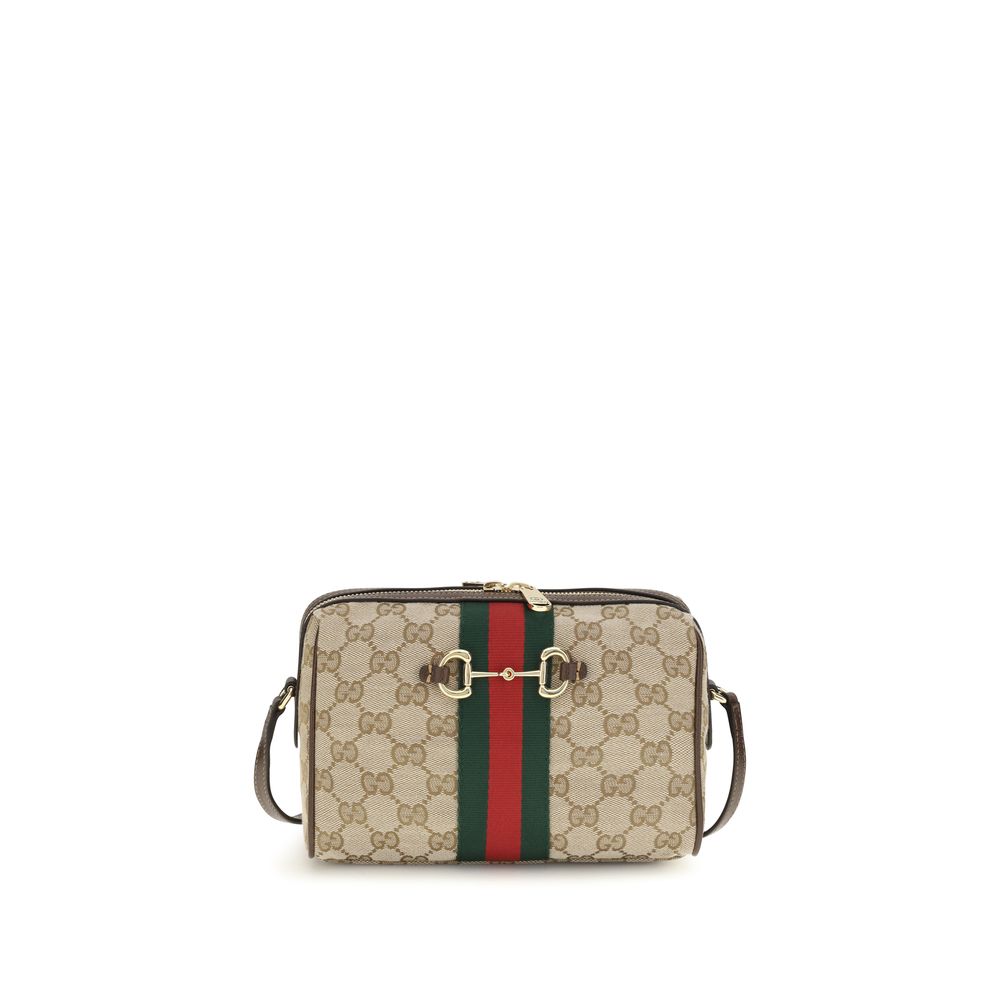 Borsa a Tracolla Gucci in Tessuto Beige