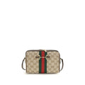 Borsa a Tracolla Gucci in Tessuto Beige