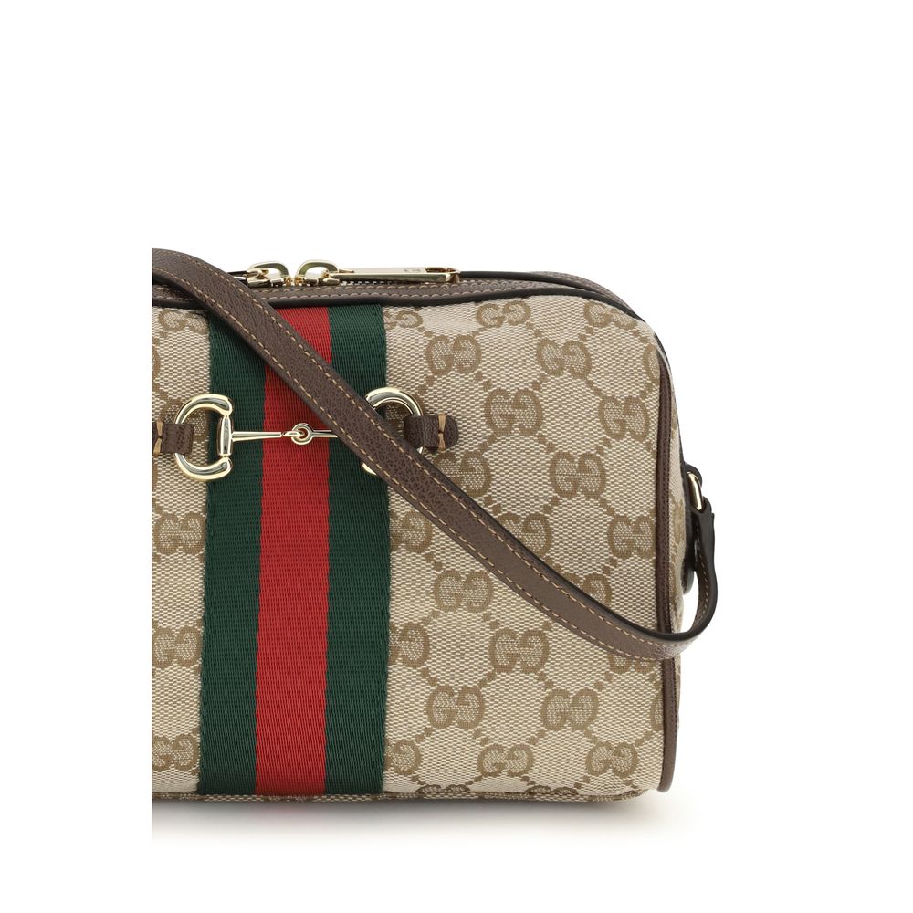 Borsa a Tracolla Gucci in Tessuto Beige