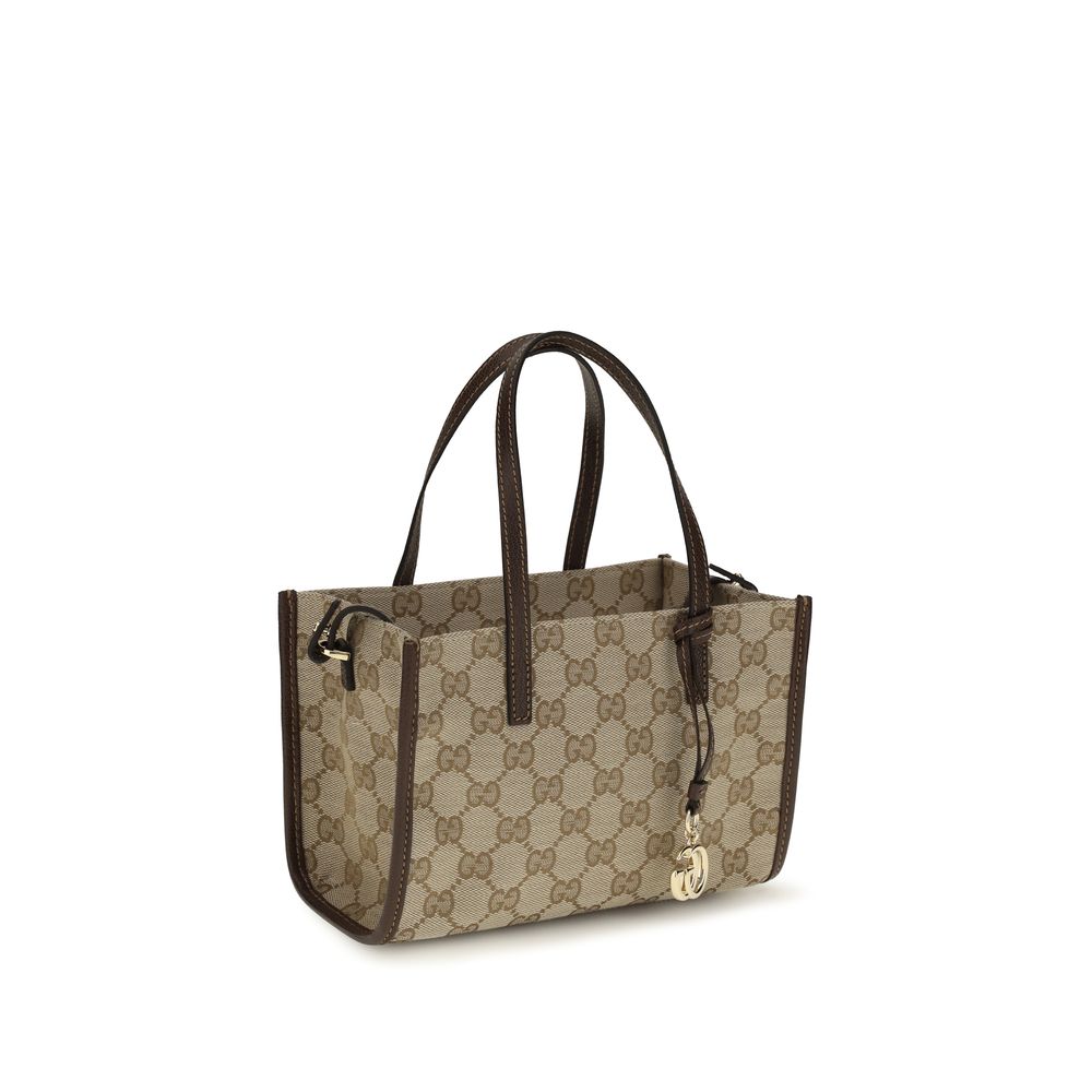 Borsa a tracolla Gucci in cotone beige