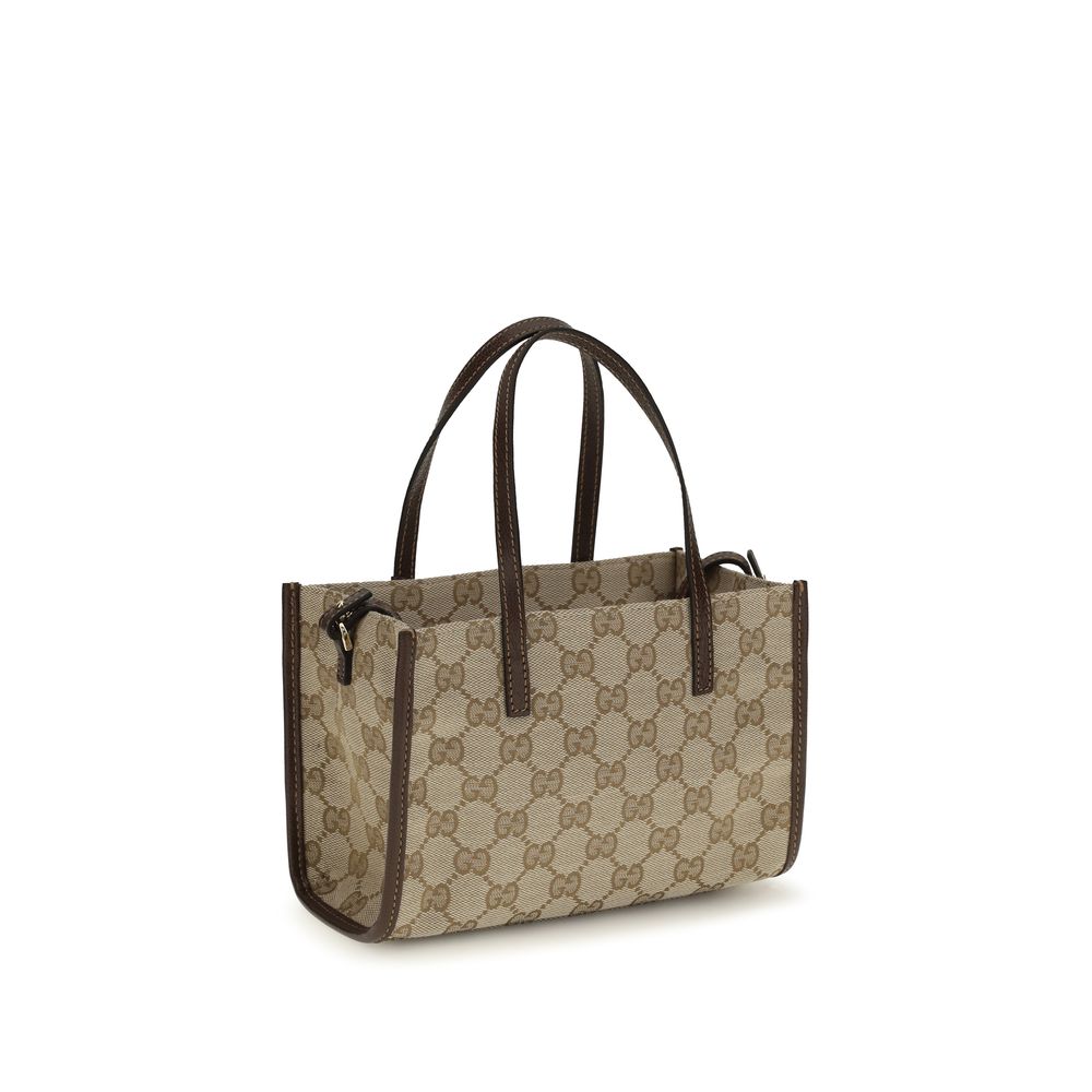 Borsa a tracolla Gucci in cotone beige