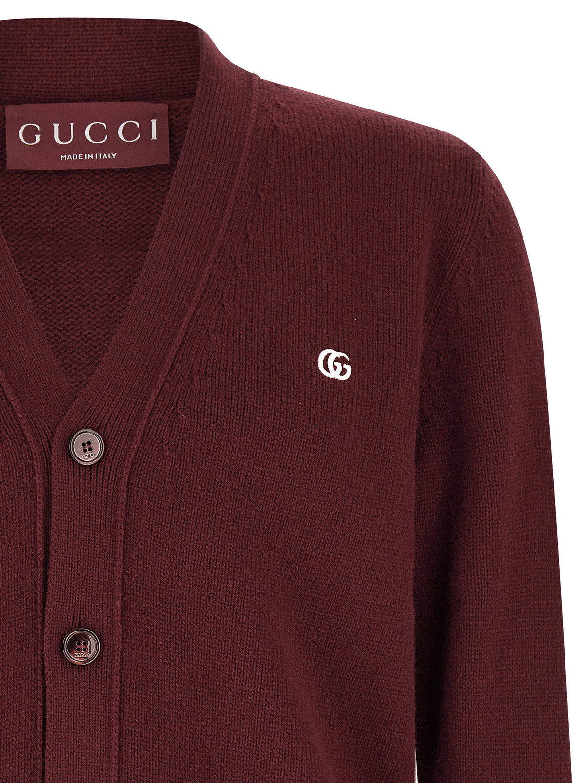 Gucci Bordeaux Cardigan