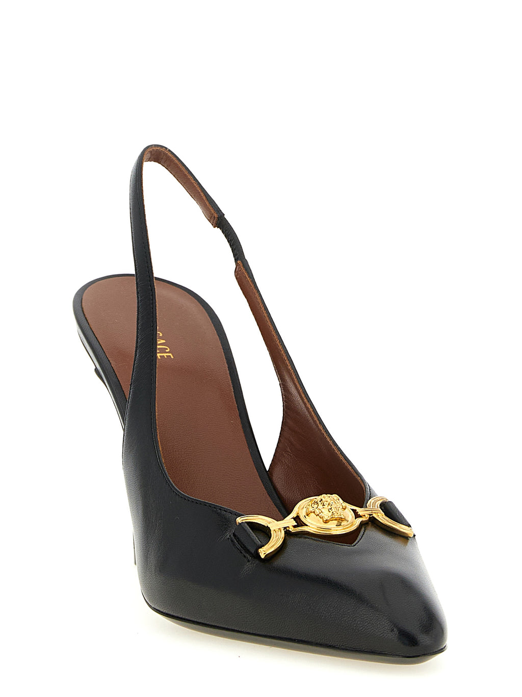 Versace Lamb Leather High Heel Pumps