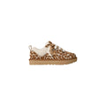 Décolleté con plateau UGG in pelle scamosciata beige