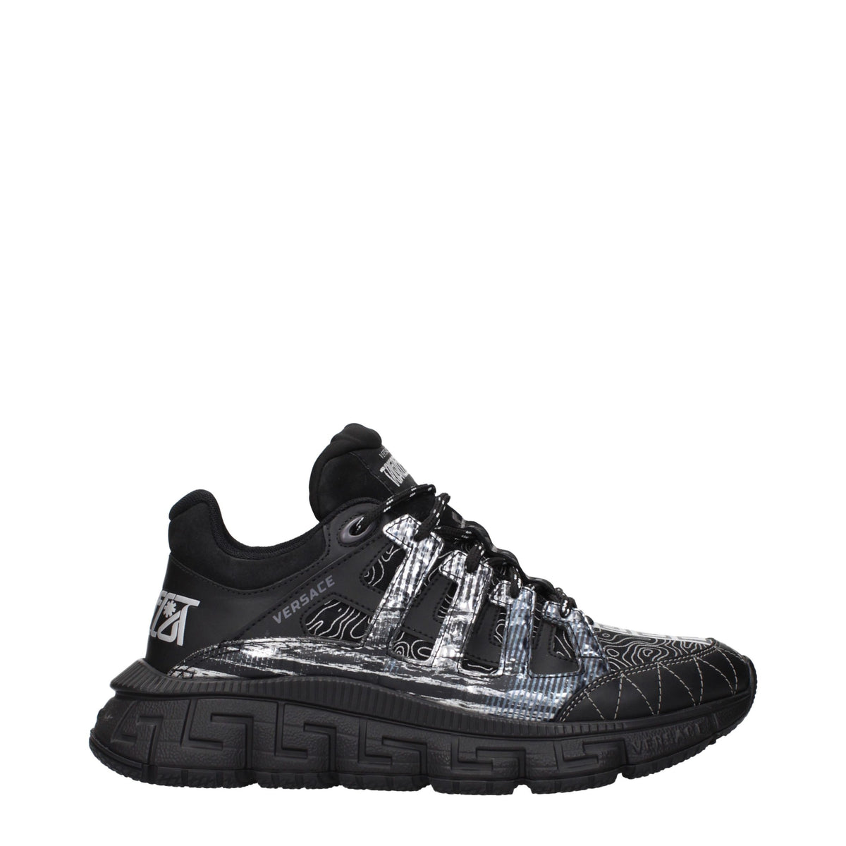 Versace Fabric Athletic Sneakers