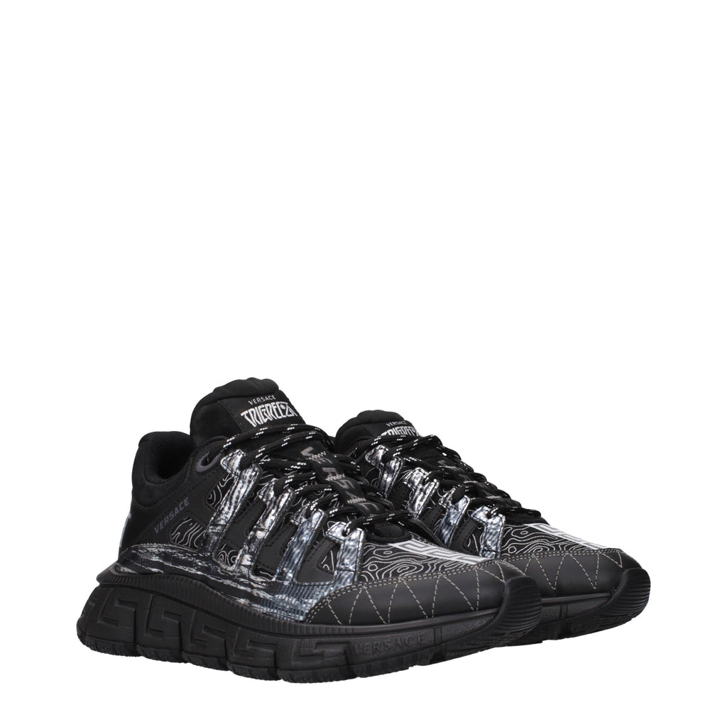 Versace Fabric Athletic Sneakers