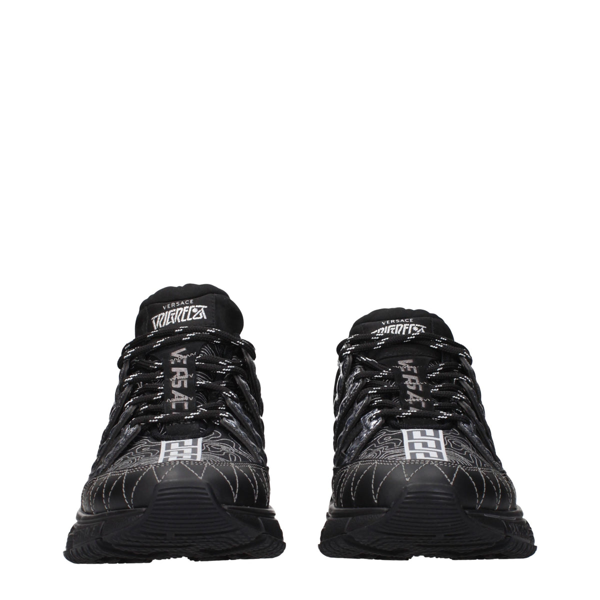 Versace Fabric Athletic Sneakers