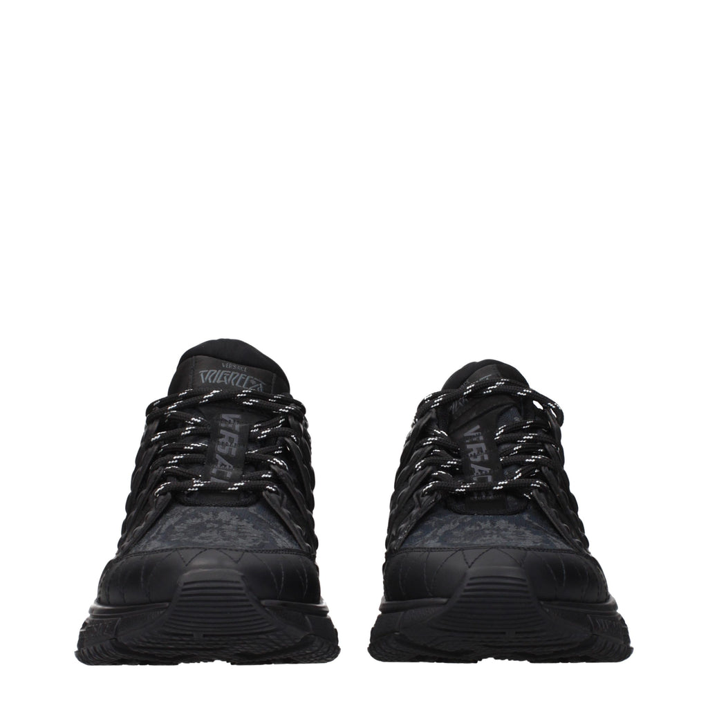 Versace Fabric Athletic Sneakers