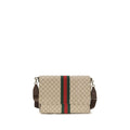 Gucci Beige Cotton Shoulder Bag