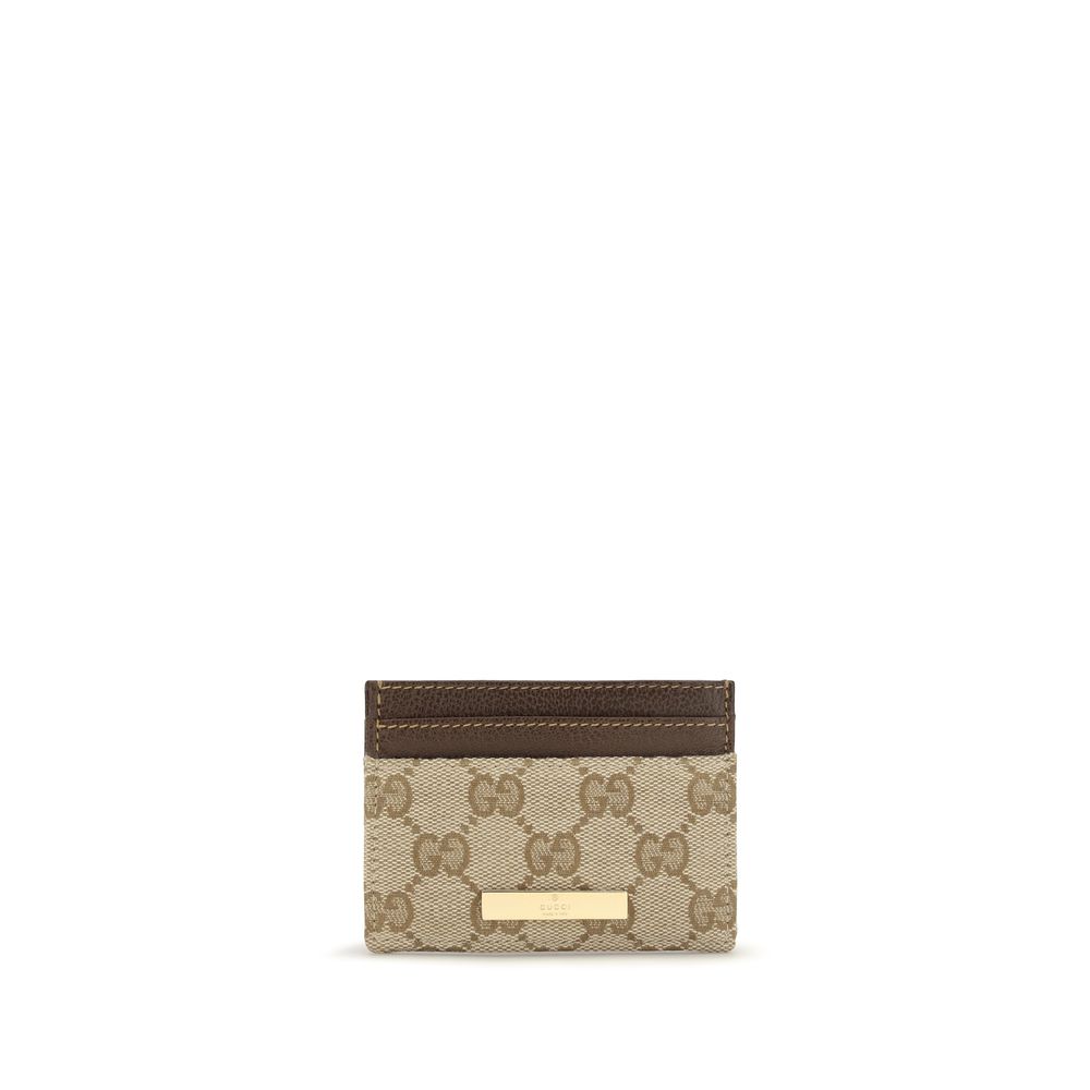 Portafoglio Gucci in tessuto beige