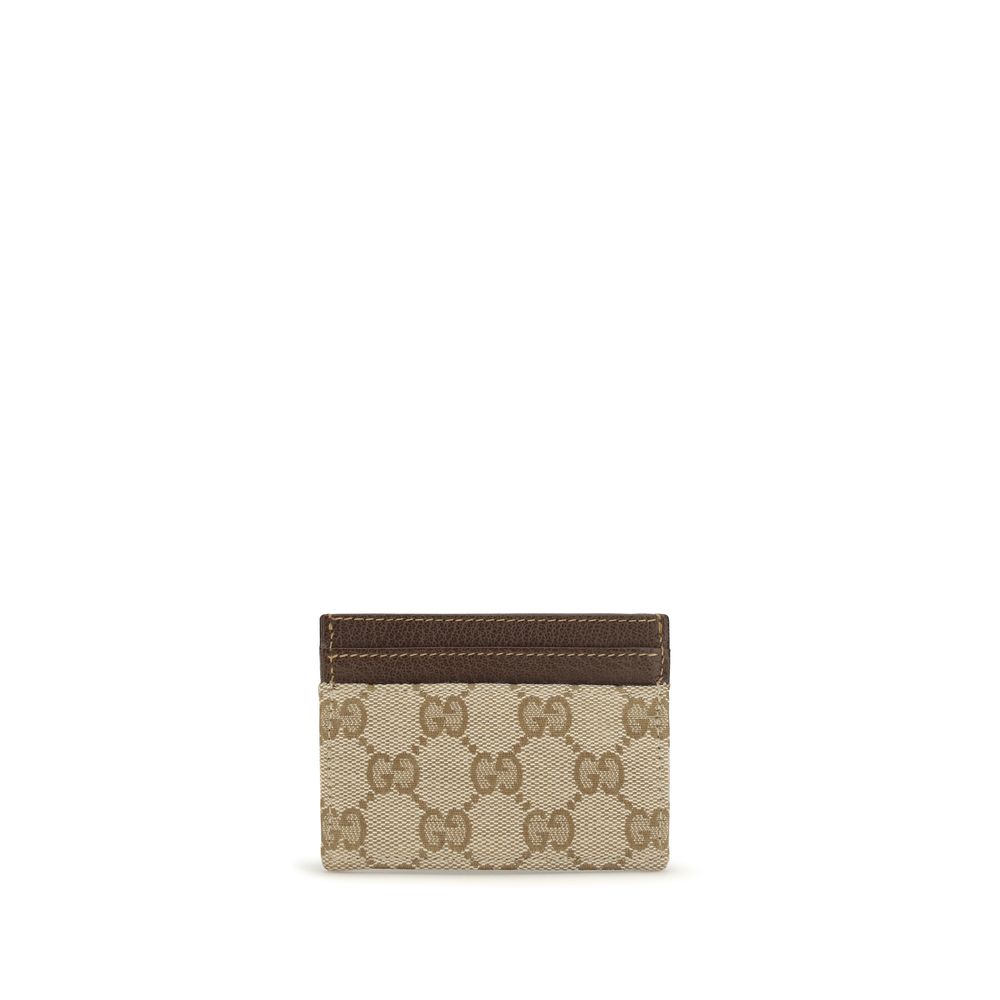 Portafoglio Gucci in tessuto beige