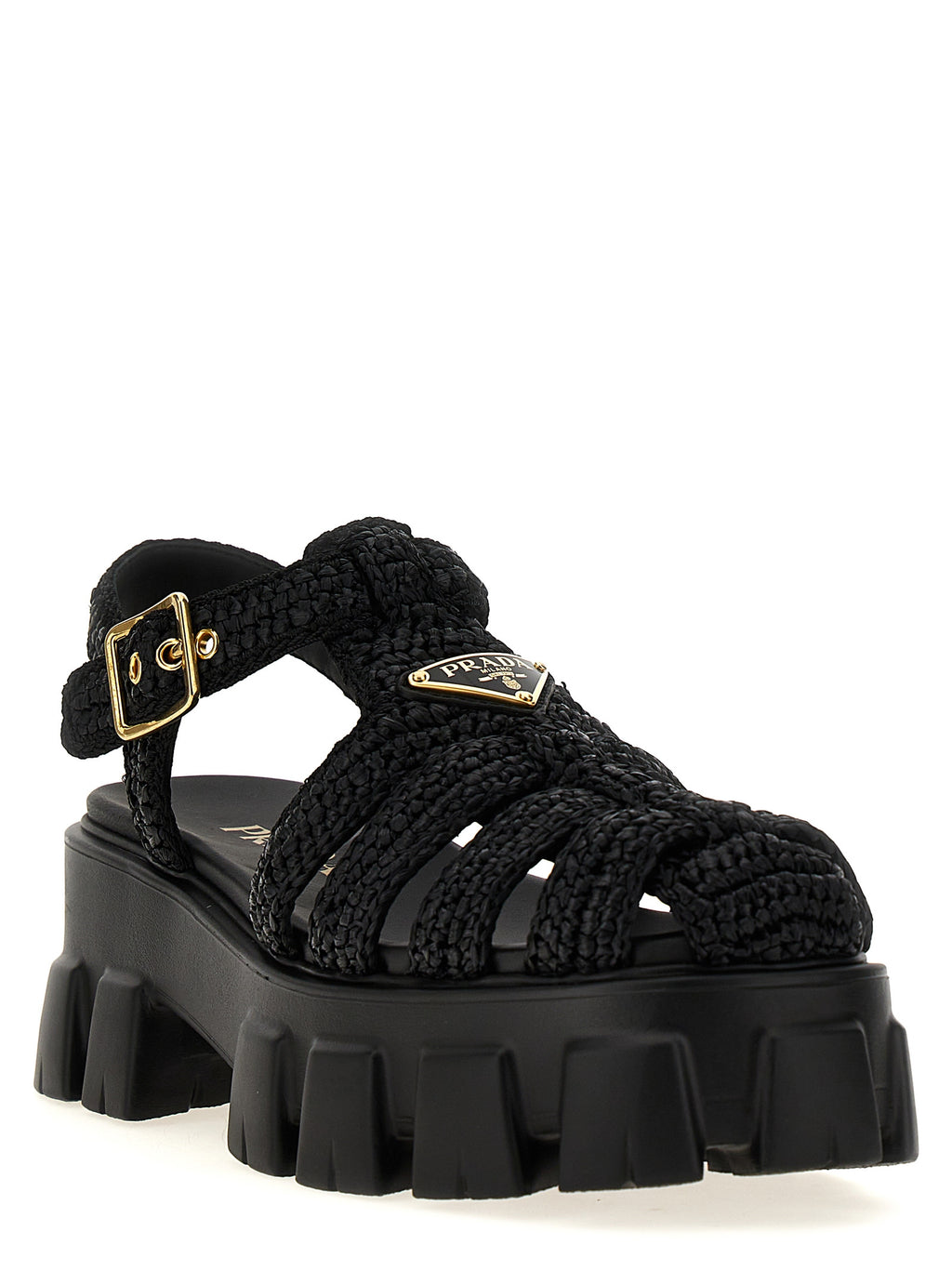 Prada Viscose Platform Sandals