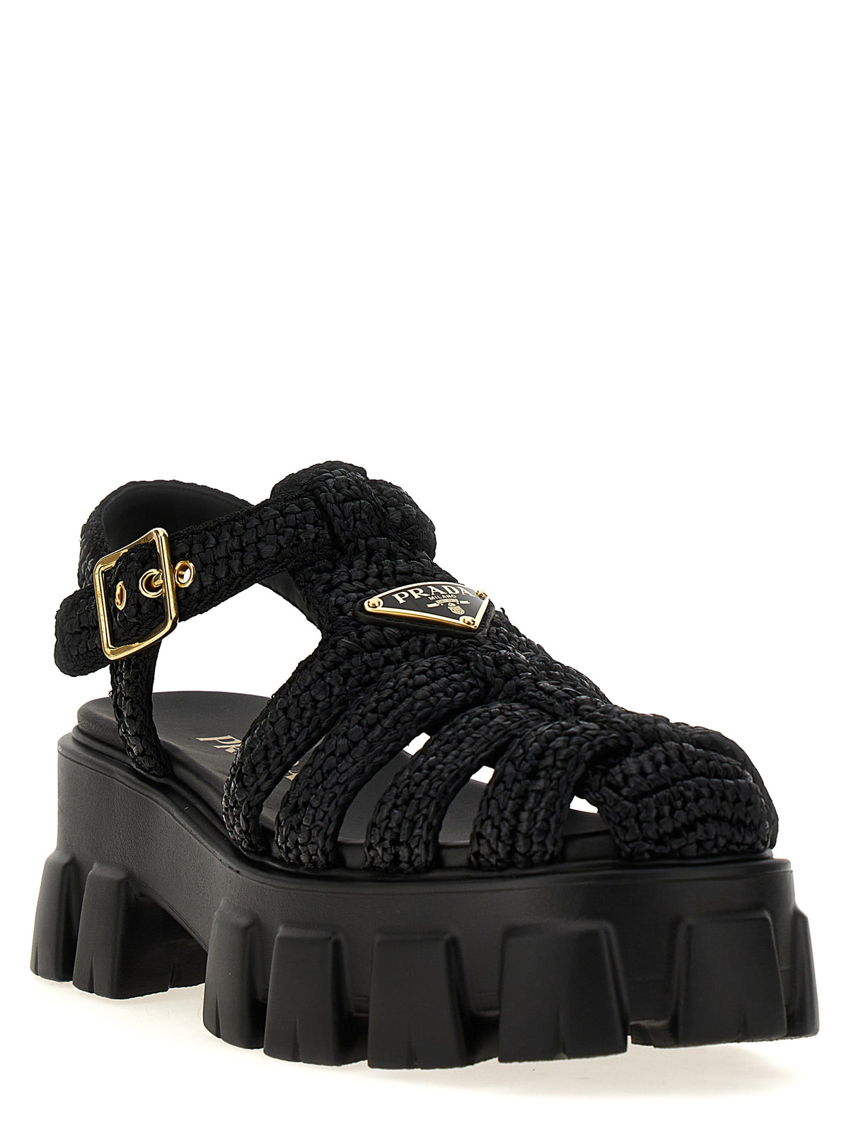 Prada Viscose Platform Sandals