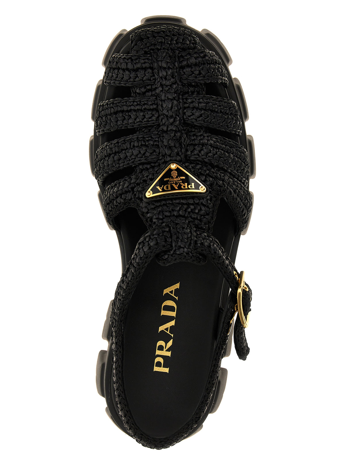 Prada Viscose Platform Sandals