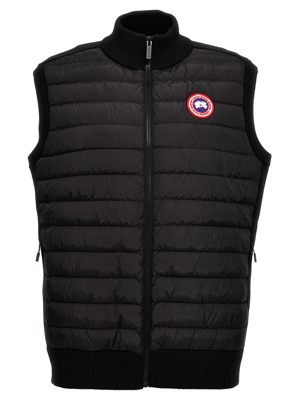Chaqueta sin mangas Canada Goose negra de poliamida