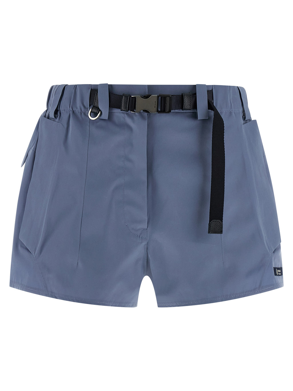 Bermuda Prada in poliestere blu
