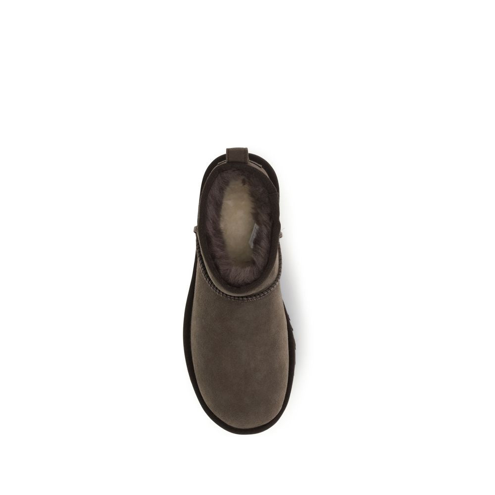 UGG Braune Wildleder-Stiefeletten