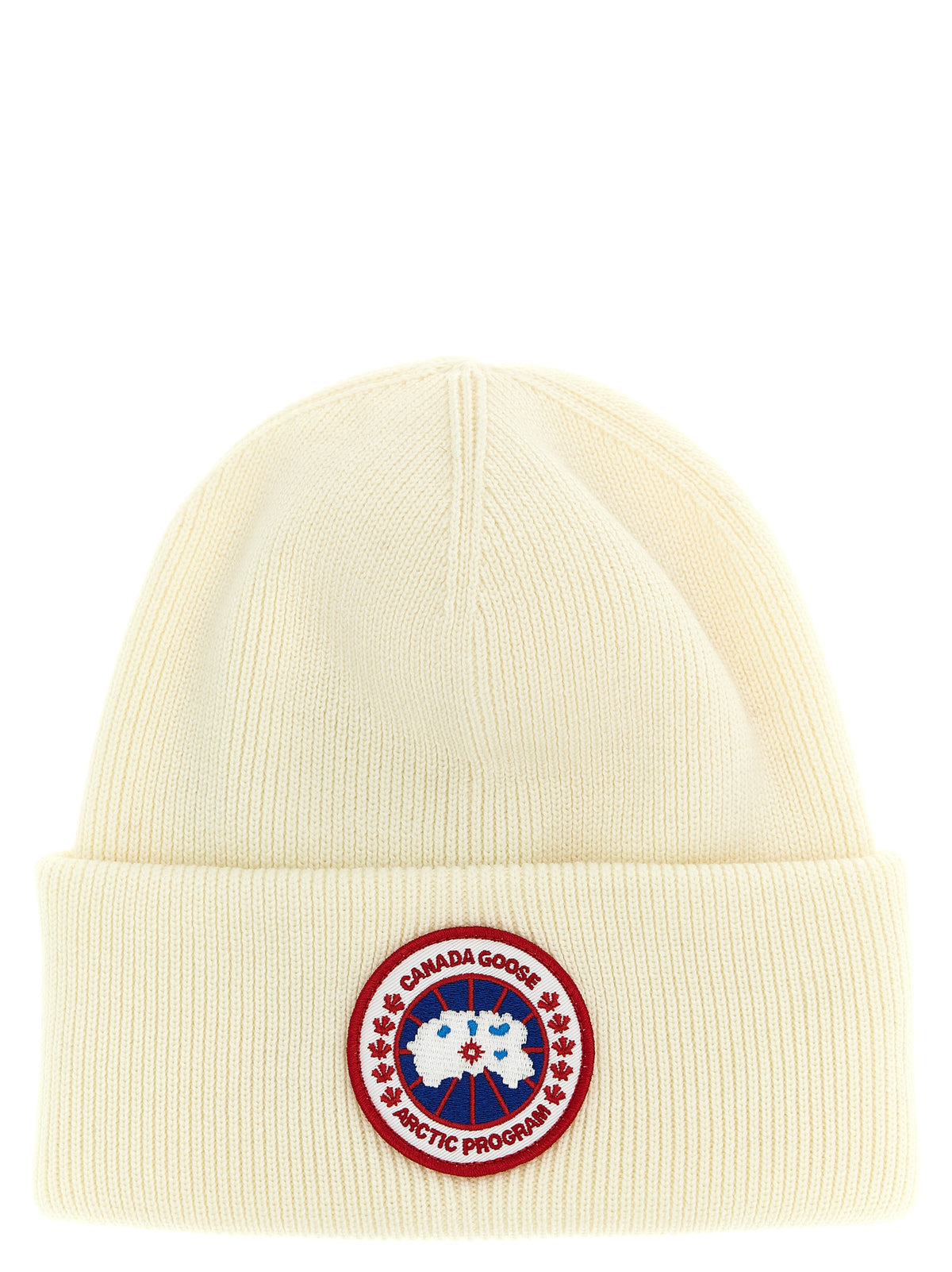 Berretto in lana bianco Canada Goose