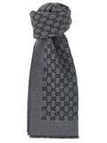 Sciarpa Gucci in lana grigia