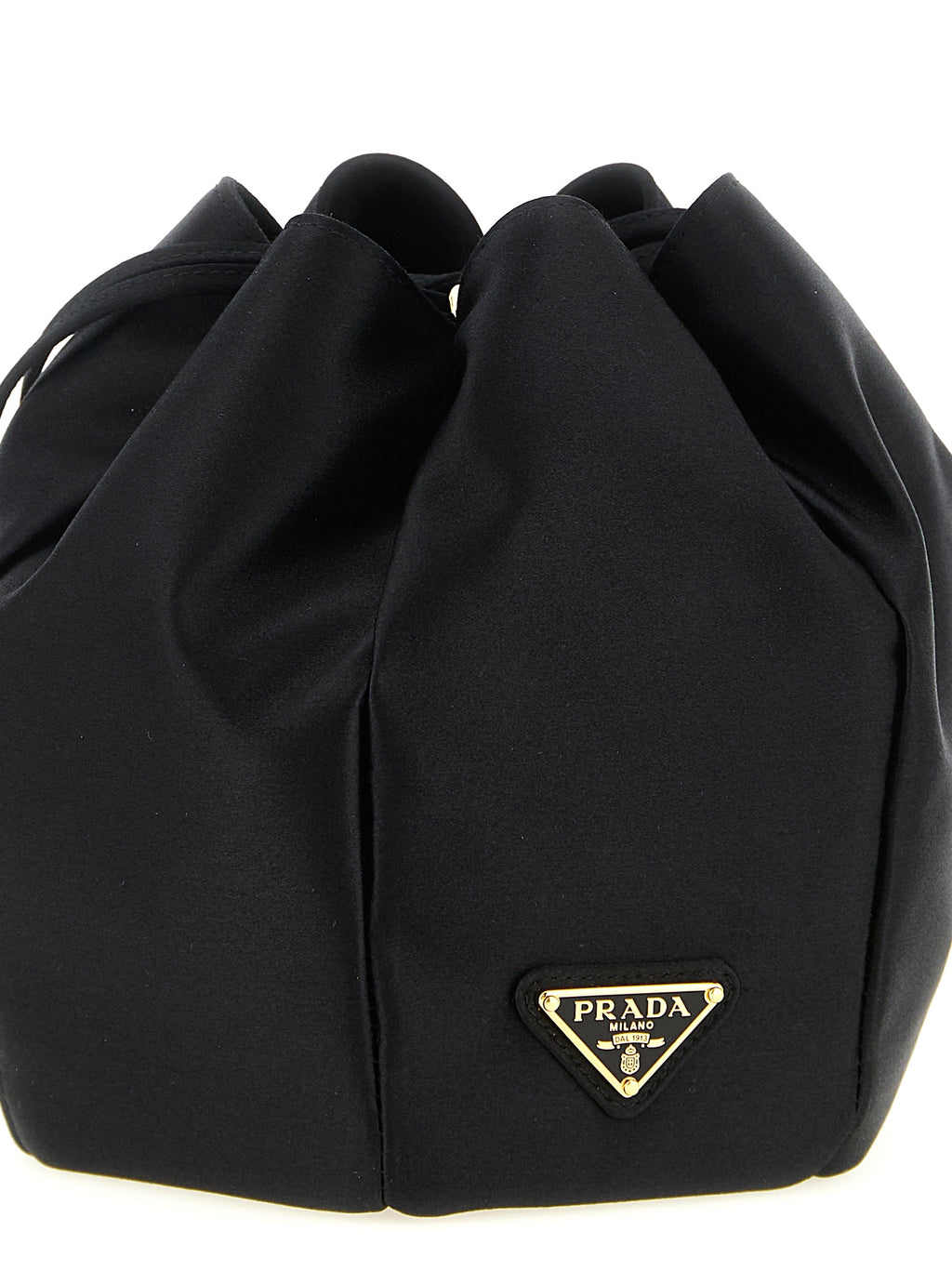 Prada Black Viscose Shoulder Bag