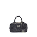 Miu Miu Black Calf Leather Bos Taurus Handbag