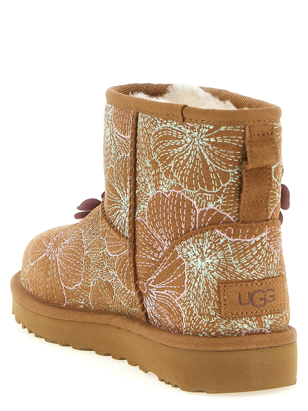 UGG Mehrfarbige Leder-Stiefeletten