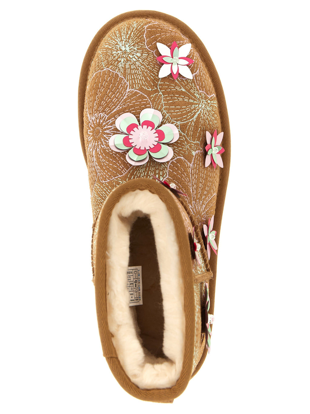 UGG Mehrfarbige Leder-Stiefeletten